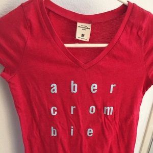 abercrombie short sleeve v neck
